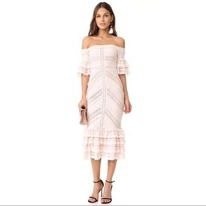 Naya Lace Off-Shoulder Dress